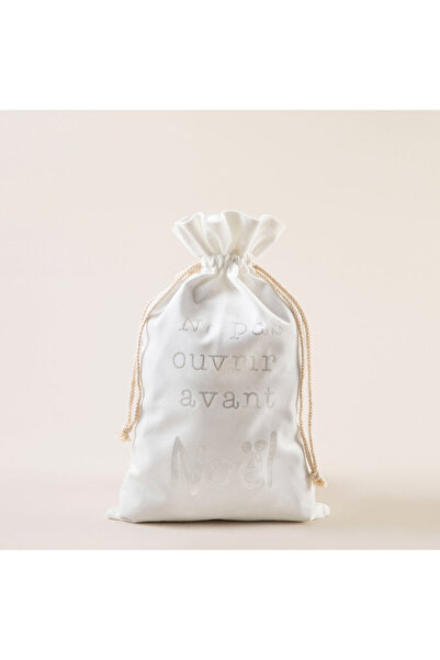 Chakra Maro Dekoratif Kese M Beyaz/gümüş