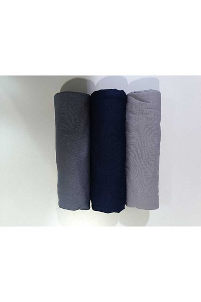 Sonbaharmoda Hijab Peyne Shawl Σετ 3 Βαμβακερών και Ποιοτικού Υφασμάτων