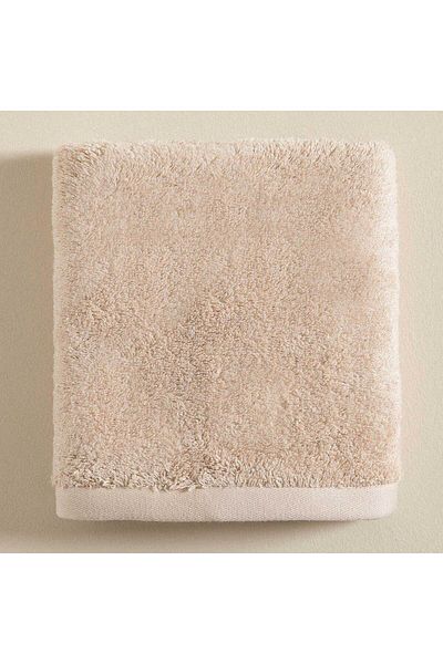 Chakra Solid Face Towel 50x90 Cm Beige