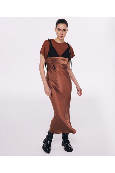 Twist Kleid im doppelten Look