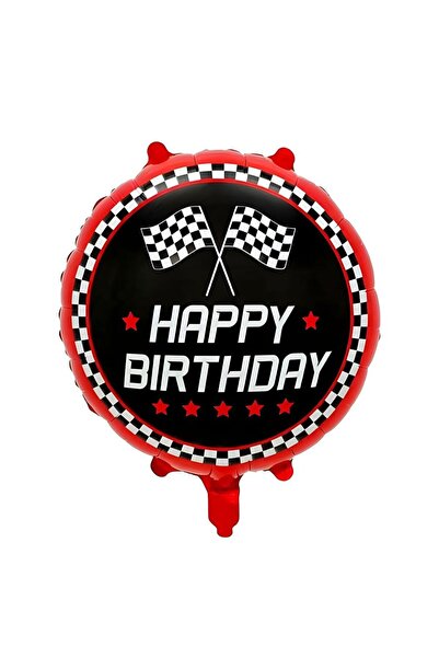 DÜVENCİ TİCARET 8569 Model 18" Checkered Happy Birthday Shoes