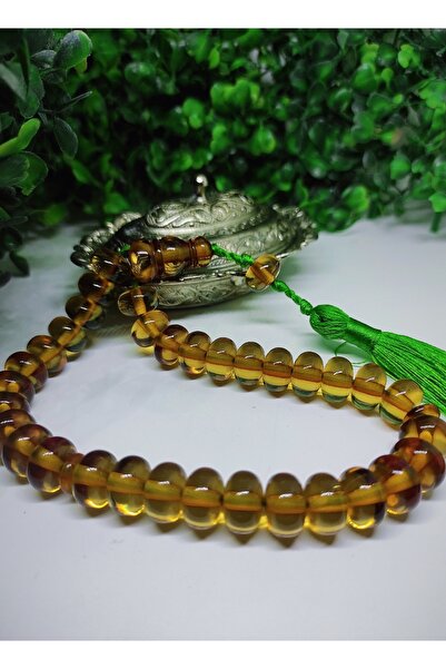 tuba tesbih gümüş Necef Bilek Boy Teker Kesim kehribar tesbih