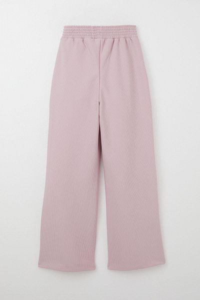 Breeze 8-14 Years Old Girl's Trousers - Crest Detailed, Pocketed, Light Lilac