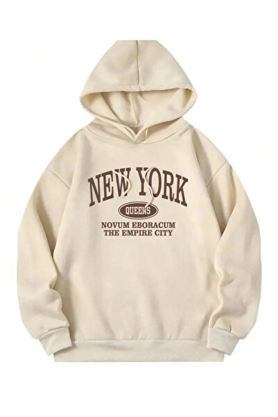 Daxia Kız/erkek Çocuk NEW YORK Baskılı Kapüşonlu Sweatshirt  ( YENİ ÜRÜN )