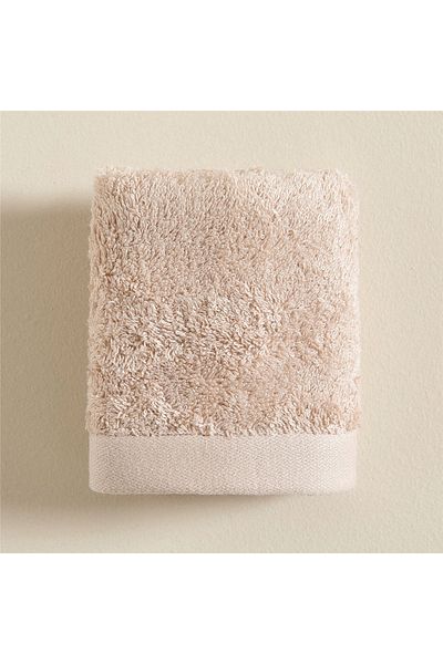 Chakra Beige Colored Solid Hand Towel - 33X33 cm