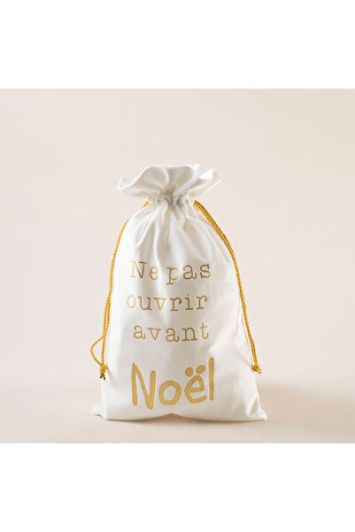 Chakra Maro Dekoratif Kese M Beyaz/altın