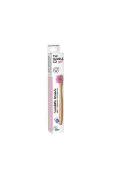 BEBEARTI Ultra Soft Bamboo Toothbrush for Baby Lilac Color
