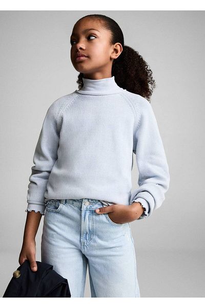 MANGO Kids Pulover din tricotaje din bumbac