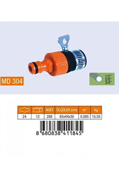 Medalyan 1/2 Musluk Baglantı Adaptörü Kelepçeli Md304