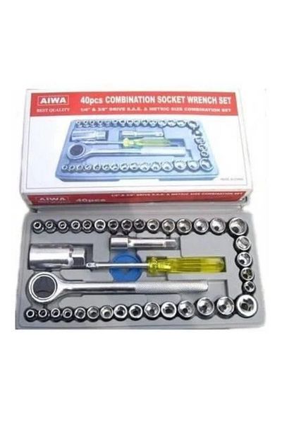 TAN EXPRESS 40 Piece Boxed Ratchet Socket Set