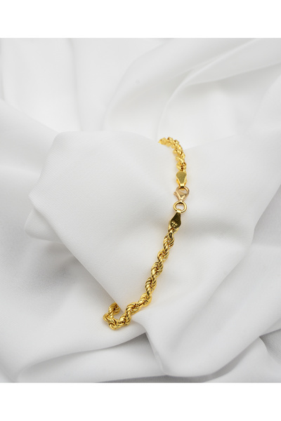 kuyumcu nurettin 3,50 gr (GRAM) Halat Bileklik Künye 22 Ayar Altın