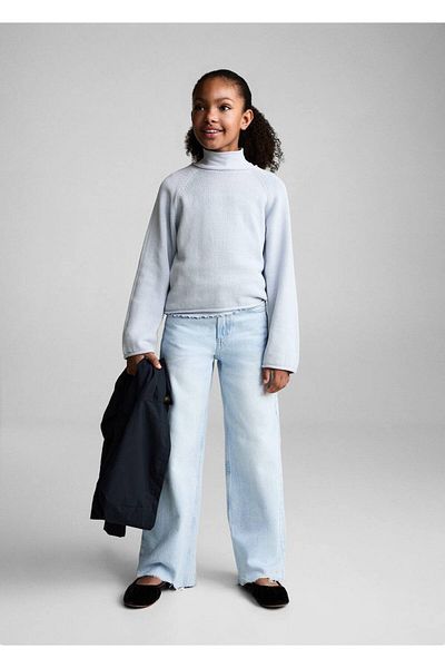MANGO Kids Pulover din tricotaje din bumbac