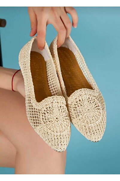 BERASHOES KADIN ÖRGÜ HASIR BABET