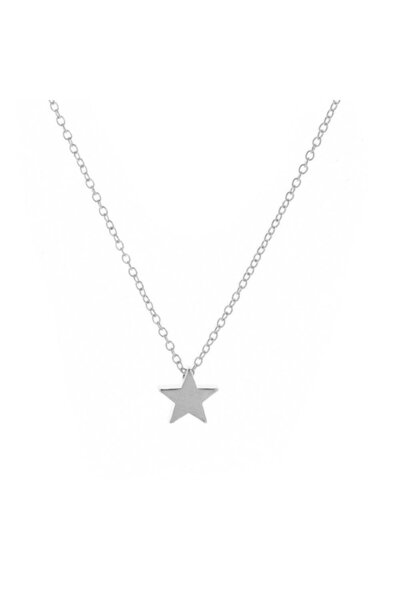 NKIE JEWELS Yıldız Gümüş Kadın Rengi Motifli Kolye Şık