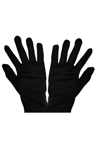 Torun Siyah Kumaş Bamya-tesettür-gösteri Eldiveni