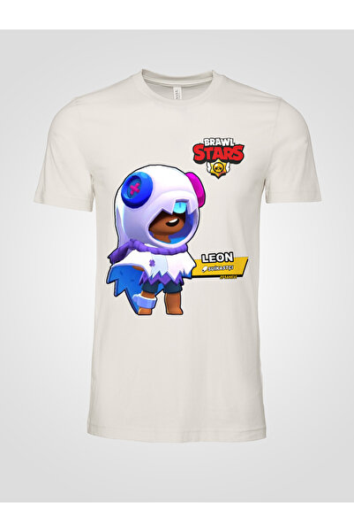 Home Brawl Stars ЛЕОН Детска тениска унисекс с различни варианти на костюми!