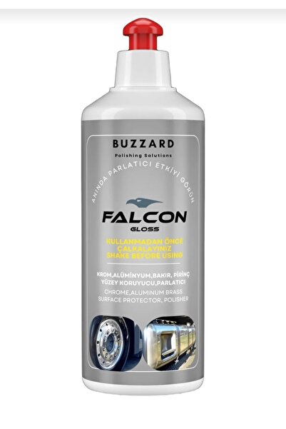 POLATLI OTO AKSESUAR Falcon Buzzard Krom Alüminyum Jant Yüzey Parlatıcı 600Ml