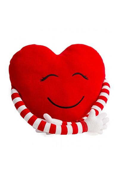 shop Hugging Plush Pillow with Heart and Sleeves