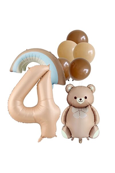 DÜVENCİ TİCARET ΣΕΤ ΜΠΑΛΟΝΙΩΝ ΓΕΝΕΘΛΙΩΝ ΜΕ ΠΑΠΙΓΙΟΝ ΚΑΙ ΦΟΙΛΙΑ