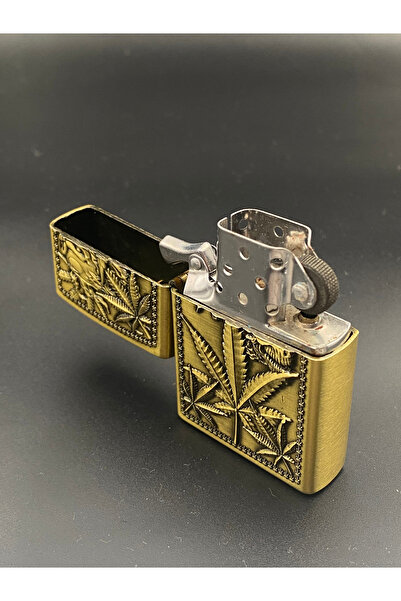 Ersoy Özel seri altın sarısı metalik zippo çakmak