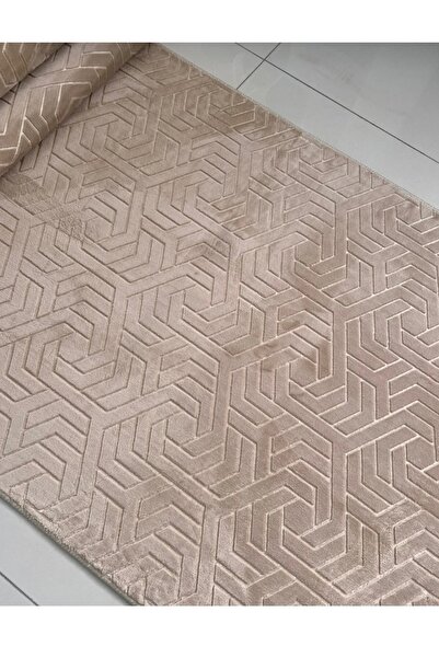 AKSU Dınarsuarmonı Beige Lux Embos Machine Washable Decorative Modern Carpet