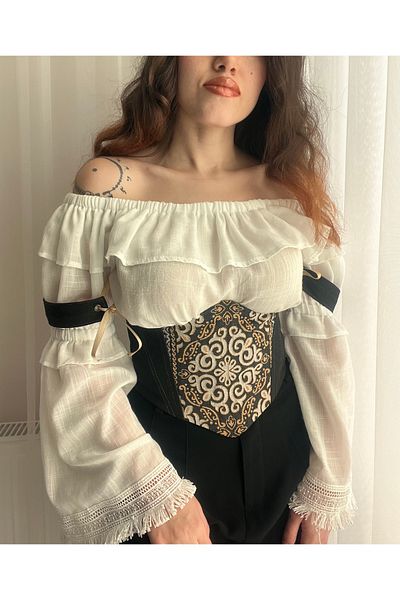 MARSTR Iadeyokturkişiye Special Production Detachable Strap Waist Corset (Write Your Waist Size)