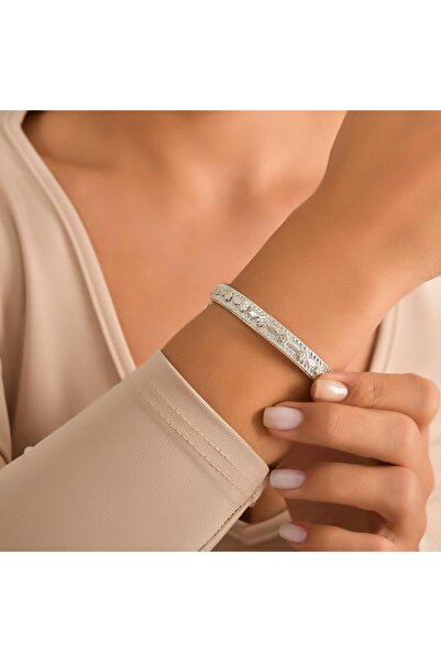 Nusret Takı 925 Ayar Gümüş Elişi Telkari Bilezik