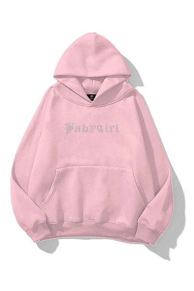 Gofeel Babygirl Stone εμπριμέ Unisex Oversize φούτερ