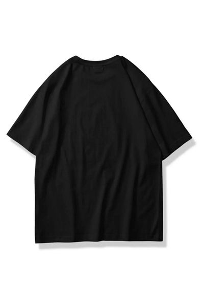 Gofeel Μαύρο μπλουζάκι Unisex με στάμπα Juicy Stone