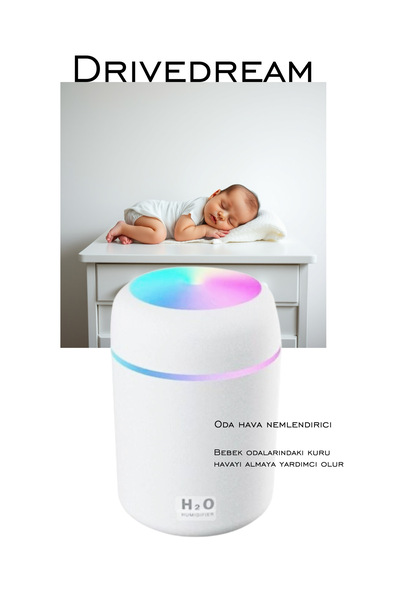 APEXİ Bebek Odası Oda Nemlendirici - Beyaz