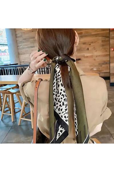 Dgt Luxury Boho Chic Leopard Pattern, Sun, Windproof, Double Side Printed, Shawl, Scarf, Scarf 70X70
