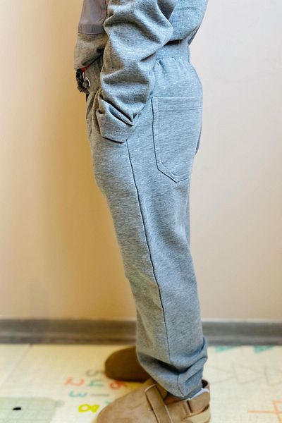 Breeze Boy's Sweatpants 3-8 Years - Pocketed, Light Gray Melange