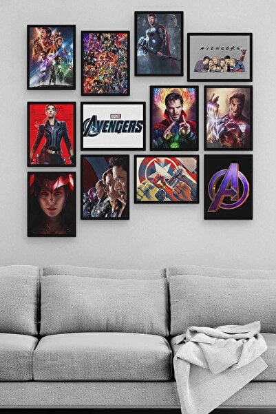 Avengers 12 Pieces Wooden Mdf Table Zlltb415