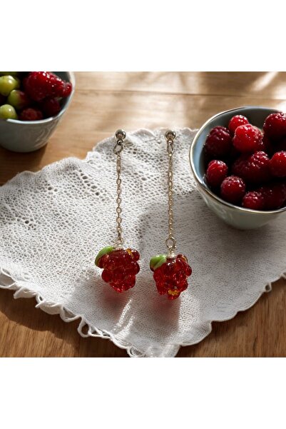 Home Murano Cam Böğürtlen Küpe