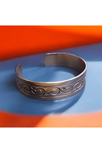 Bakır Center Unisex Ottoman Copper Bracelet - 100% Pure, Adjustable Antialler...