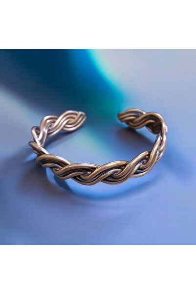 Bakır Center Unisex Ottoman Copper Bracelet - 100% Pure, Adjustable Antialler...