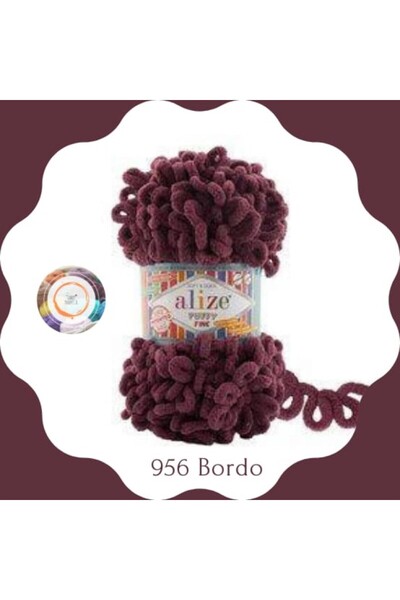 Alize Puffy Fine El Örgü Ipliği KÜÇÜK İlmek (TEKLİ) - 100 Gr. 14.5 Mt. Parmak...