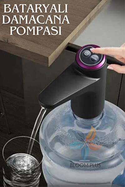 bloomplus Ev Ve Ofislerde Kullanılabilir Bataryalı Otamatik Su Damacana Pompası