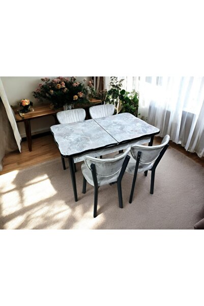 loretto MUTFAK MASA TAKIMI 4 KİŞİLİK GLOSS MAX ( MDF )