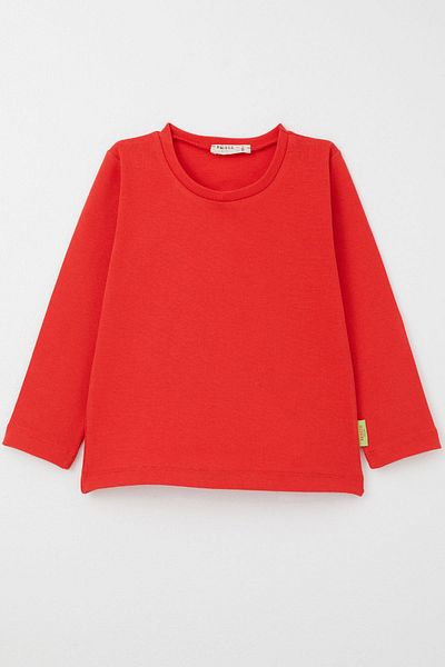 Breeze 9-3 Years Baby Girl Long Sleeve T-Shirt - Pomegranate Flower Pattern