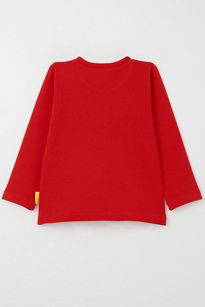 Breeze Red Long Sleeve T-Shirt for Baby Girl 9-3 Years