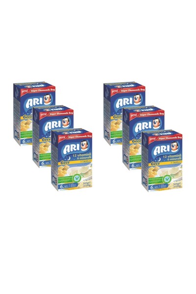Arı Mama 7 Tahıllı 500gr Gece 6 lı Paket ( 6x500gr )