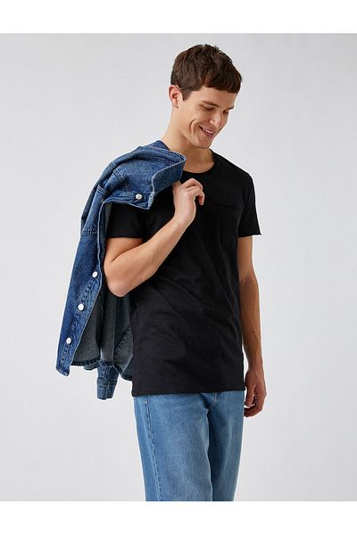 Koton Βασικό T-Shirt με τσέπες