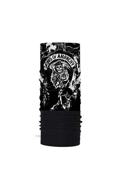 Buffalo قناع راكب الدراجة النارية بتصميم باندانا، طوق رقبة خارجي للجنسين، بان...