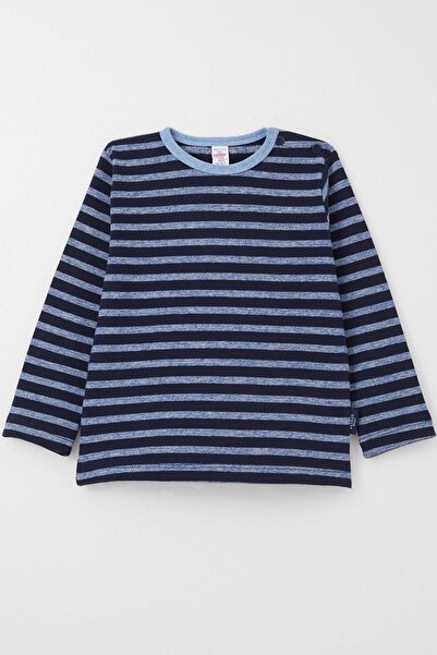 Breeze Erkek Bebek Uzun Kollu Tişört Patlı 9 Ay-3 Yaş, Karışık Renk