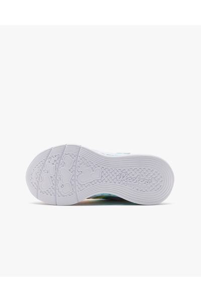 SKECHERS Flutter Heart Lights - Rainbow Bestie Büyük Kız Çocuk Gri Işıklı Spor Ayakkabı 303252l Smlt