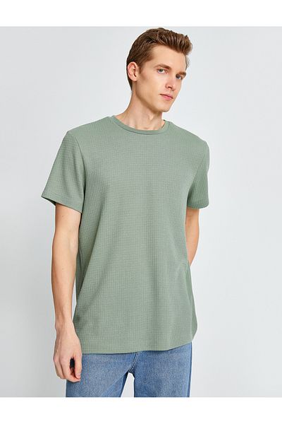 Koton Πλεκτό Βασικό T-Shirt