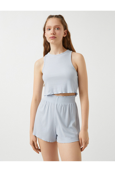 Koton Knitted Crop Top
