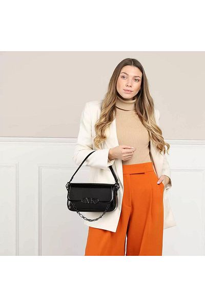 Michael Kors Black Leather Handbag 30r3t7pc2l-001