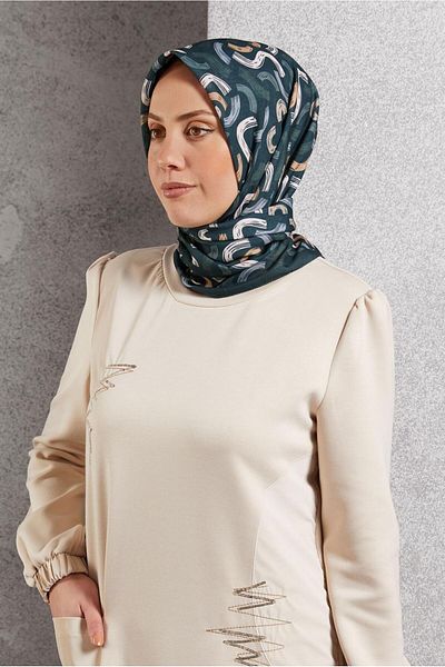 Alvina ΦΟΥΝΤΟΥΡΑ ALVİNA ΜΕ ΣΧΕΔΙΟ 8504 - ΜΕ ΖΩΝΗ ΚΑΙ ΛΕΠΤΟΜΕΡΗ ΚΟΠΗ